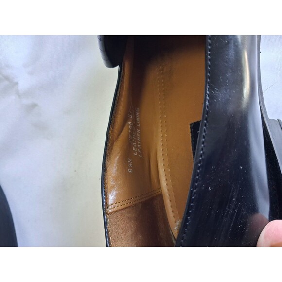 Bostonian Men's Black Leather Tassel Loafers Size 8.5 M - NEW - Picture 13 of 14